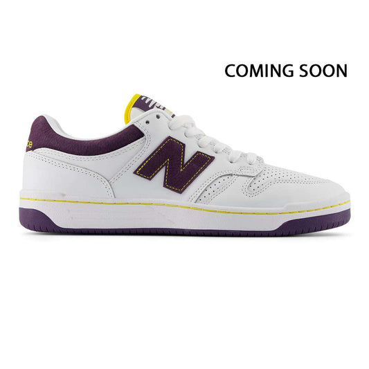 New Balance Numeric '480 PST' Skate Shoes (White / Purple) - COMING SOON