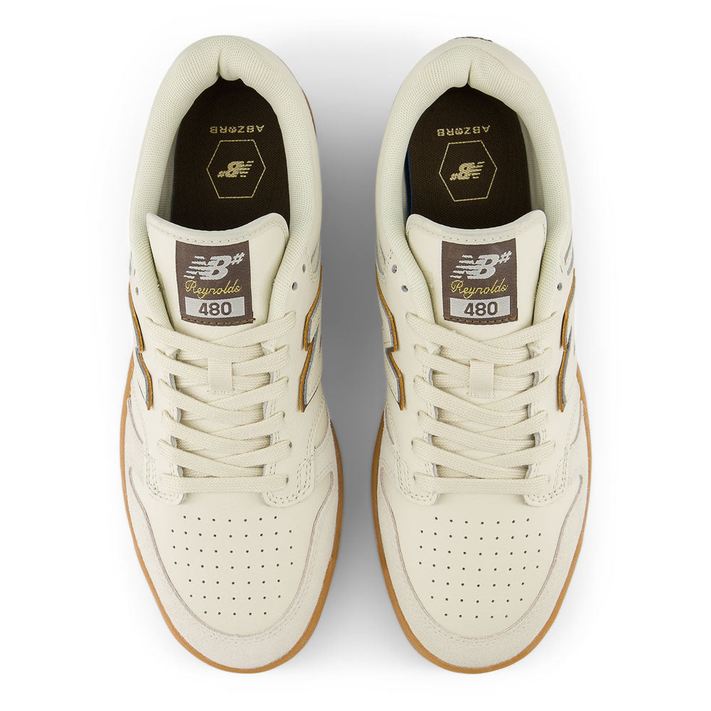 New Balance Numeric '480 DRW Andrew Reynolds' Skate Shoes (Sea Salt / Brown)