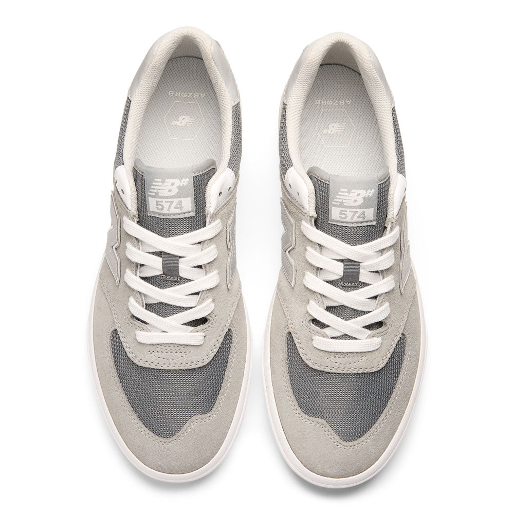 New Balance Numeric '574 Vulc' Skate Shoes (Grey / White)
