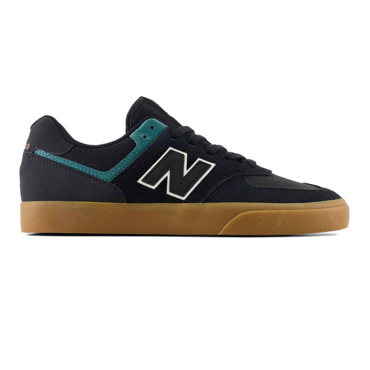 New Balance Numeric '574 Vulc' Skate Shoes (Black / Teal)