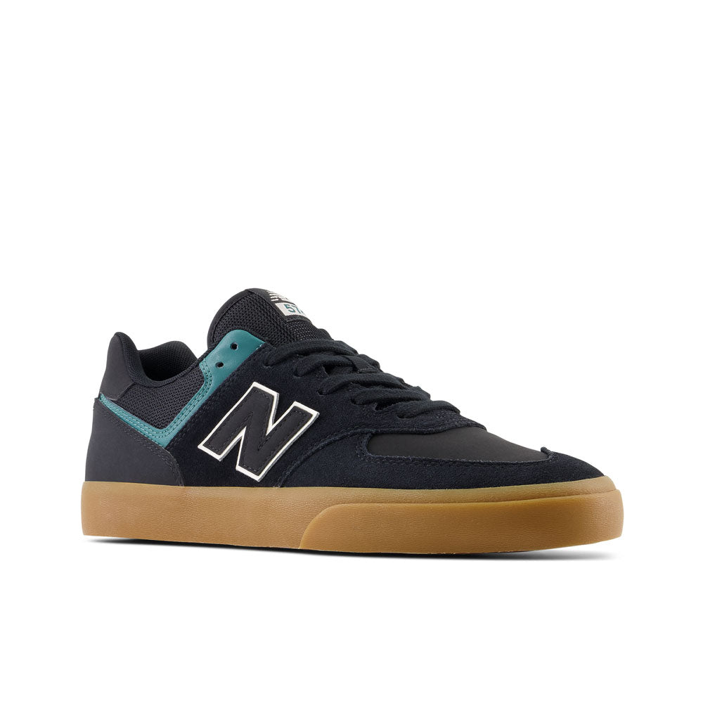 New Balance Numeric '574 Vulc' Skate Shoes (Black / Teal)