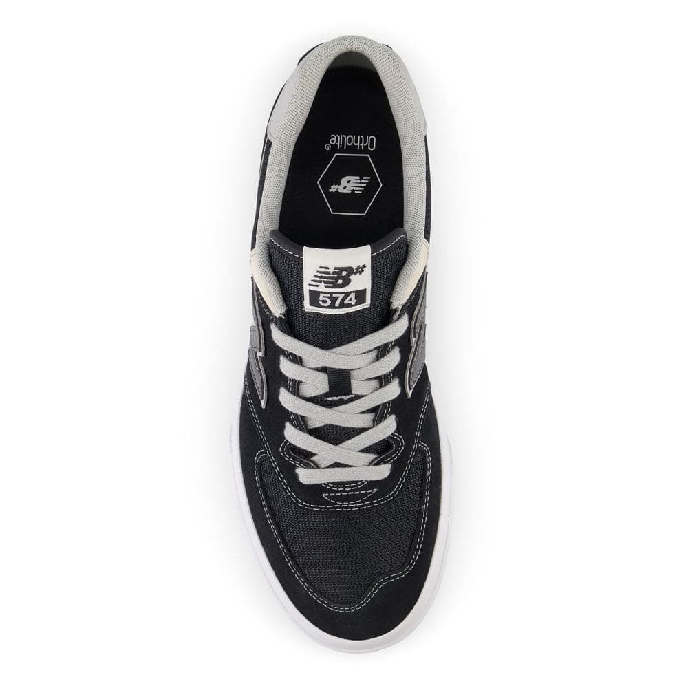 New balance 574 shoes hot sale black