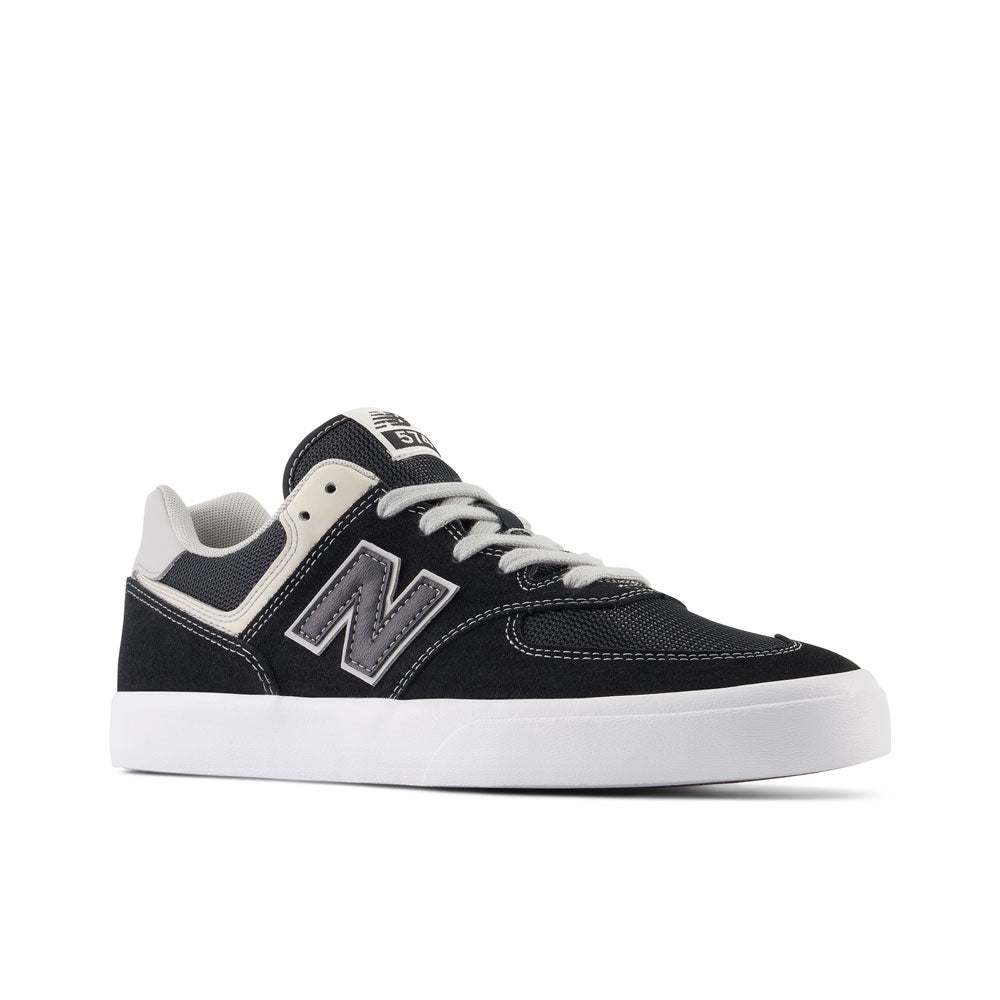 New Balance Numeric '574 Vulc' Skate Shoes (Black / Grey)
