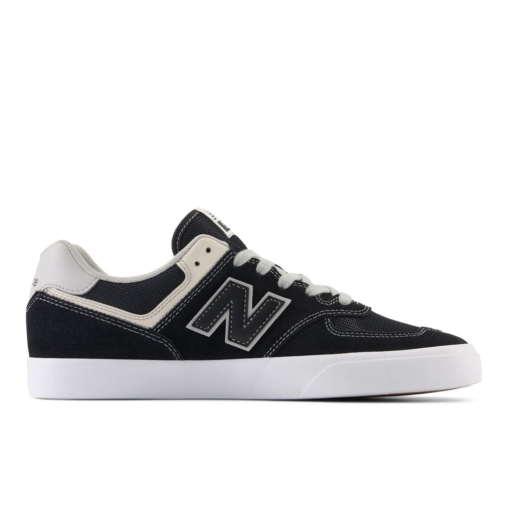 New Balance Numeric '574 Vulc' Skate Shoes (Black / Grey)