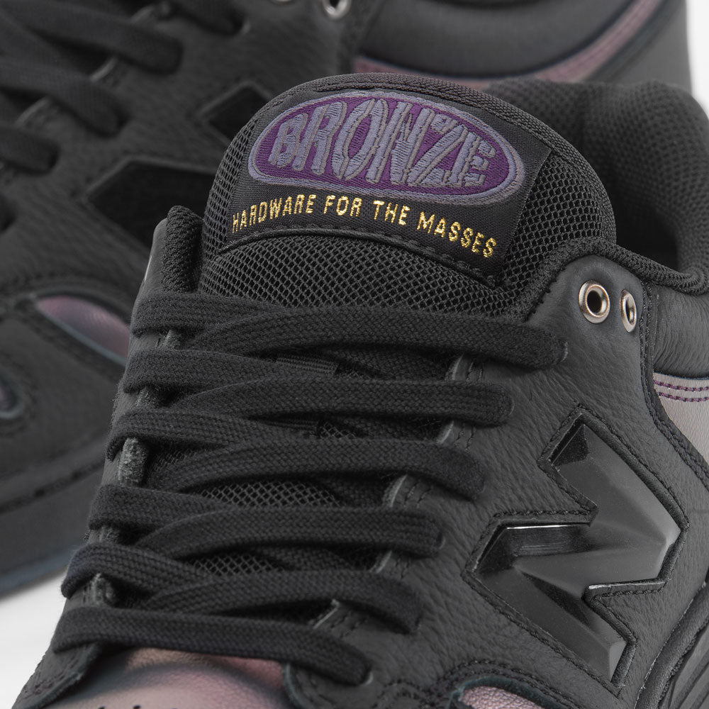 New Balance Numeric X Bronze 56k '480 BFK' Skate Shoes (Black / Black)