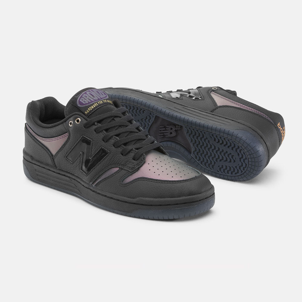 New Balance Numeric X Bronze 56k '480 BFK' Skate Shoes (Black / Black)