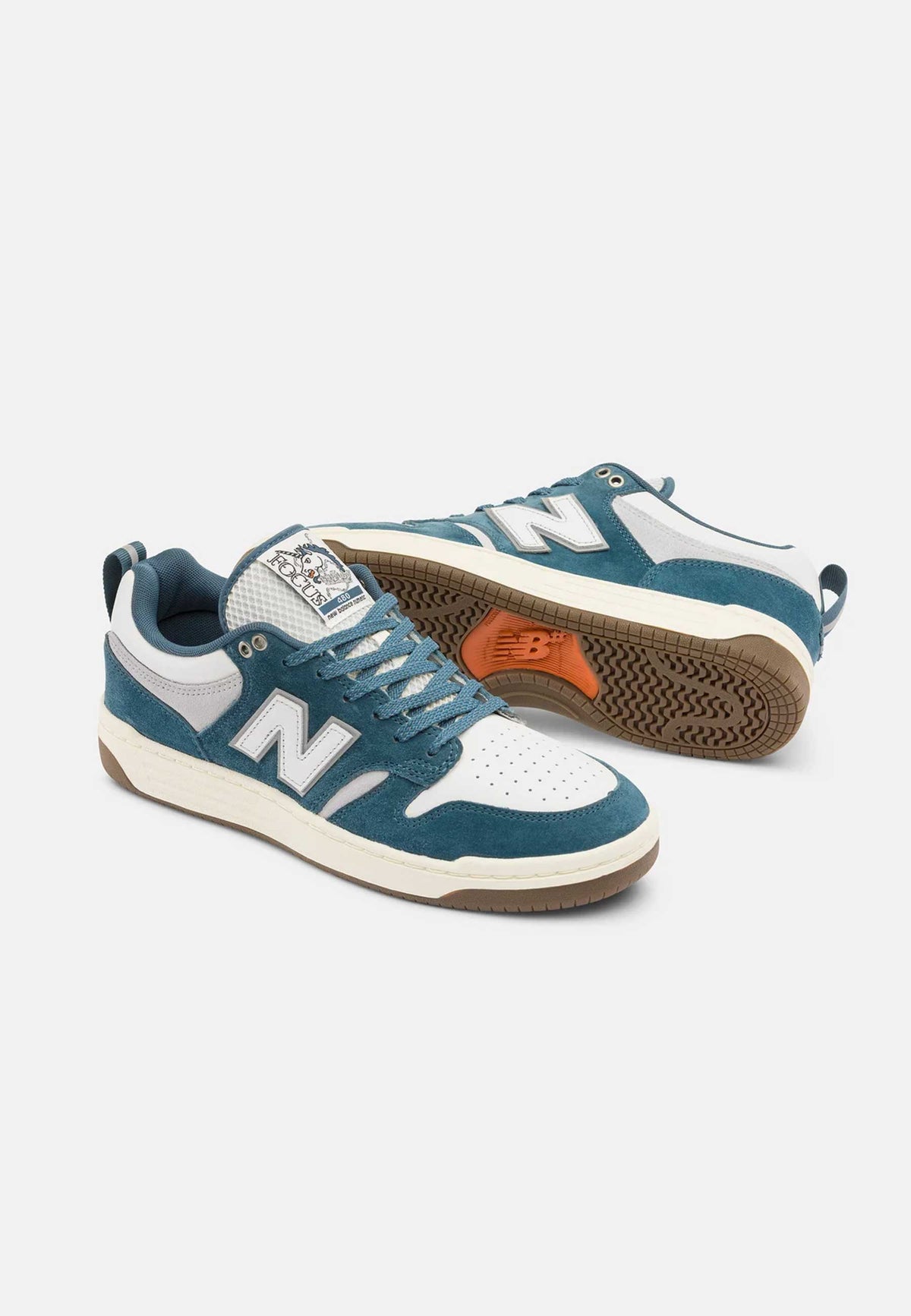 New Balance Numeric 'Focus 480 FCS' Skate Shoes (Mountain Teal / Sea Salt)
