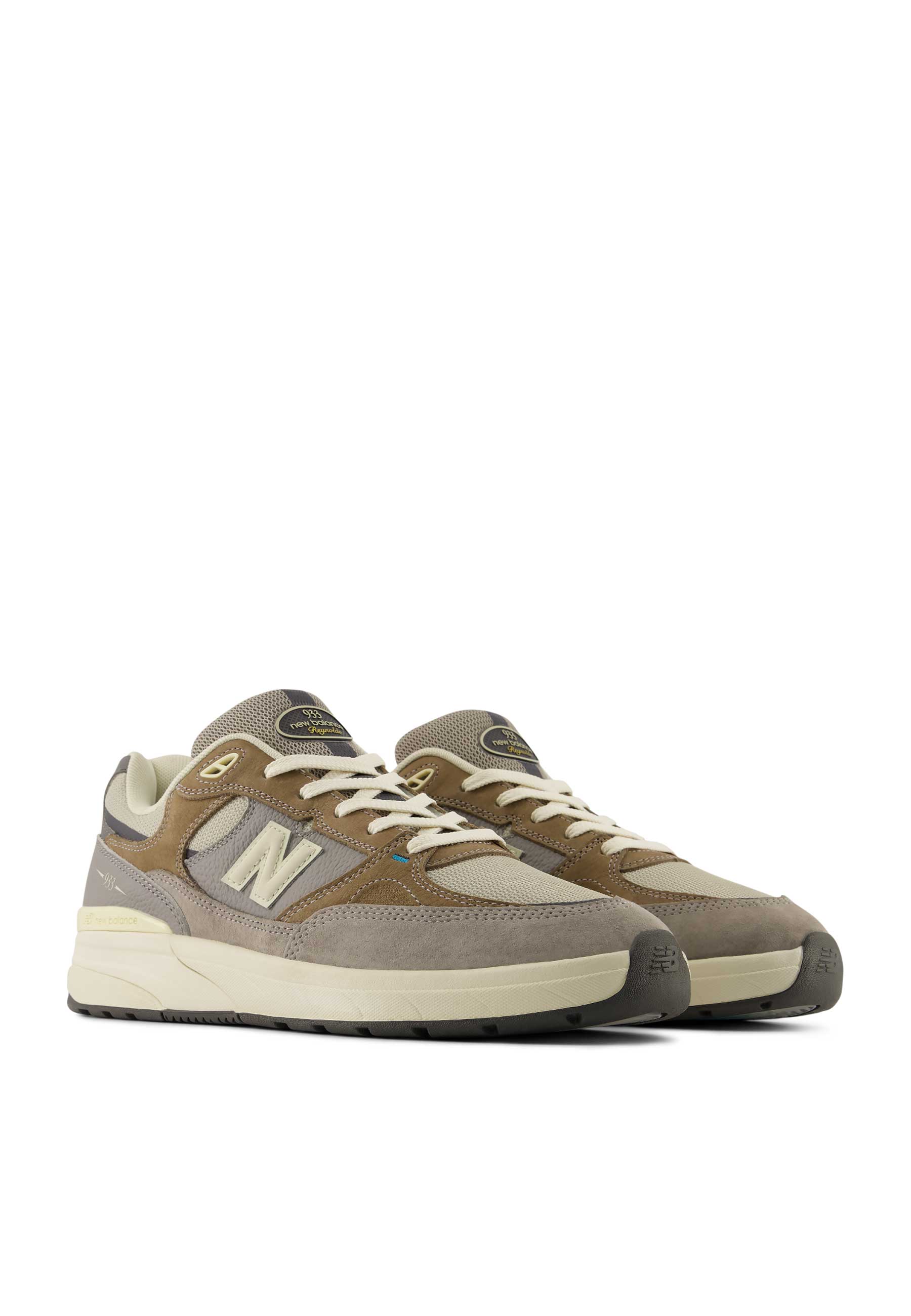 New Balance Numeric 'Andrew Reynolds 933 Grey Days' Skate Shoes (Marblehead / Island Blue)