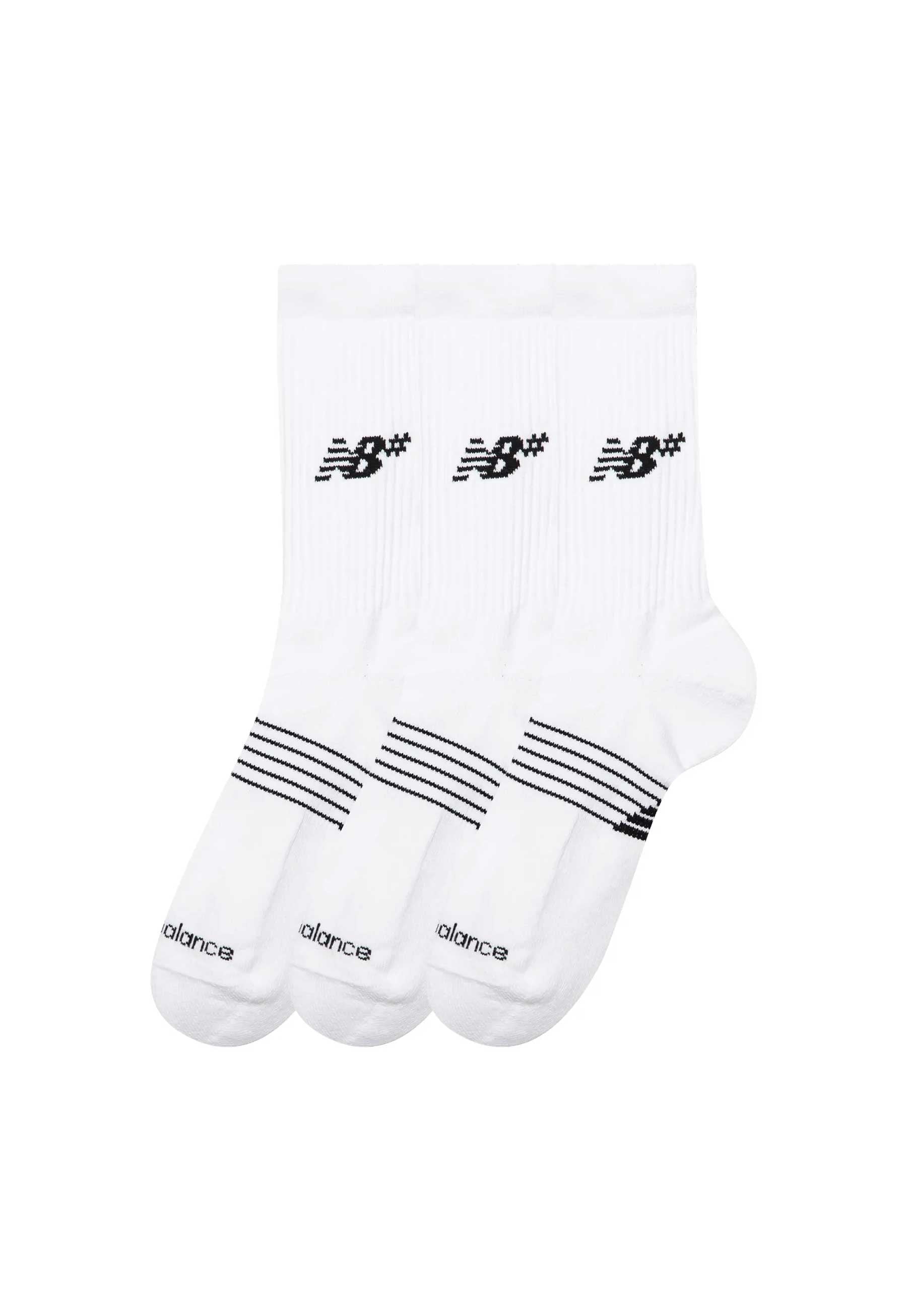New Balance Numeric 'Active' Crew Socks (White)