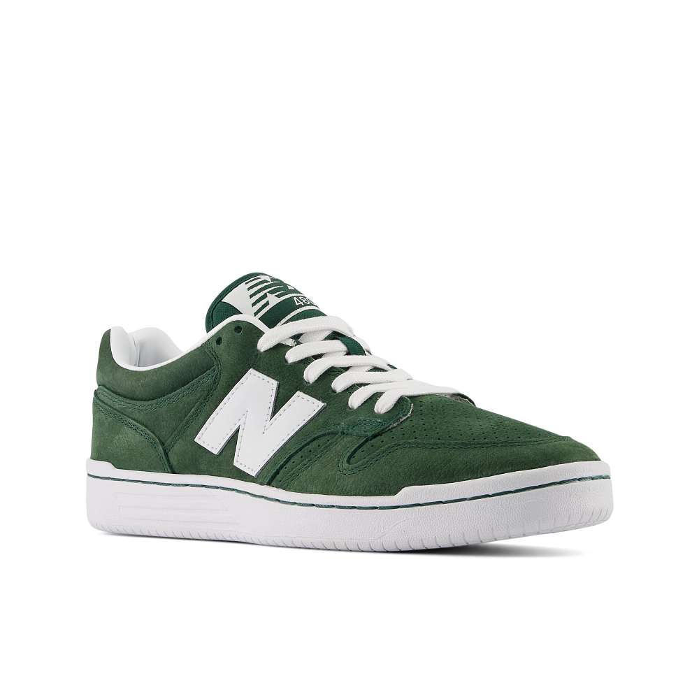 New Balance Numeric '480 EST' Skate Shoes (Forest Green / White)