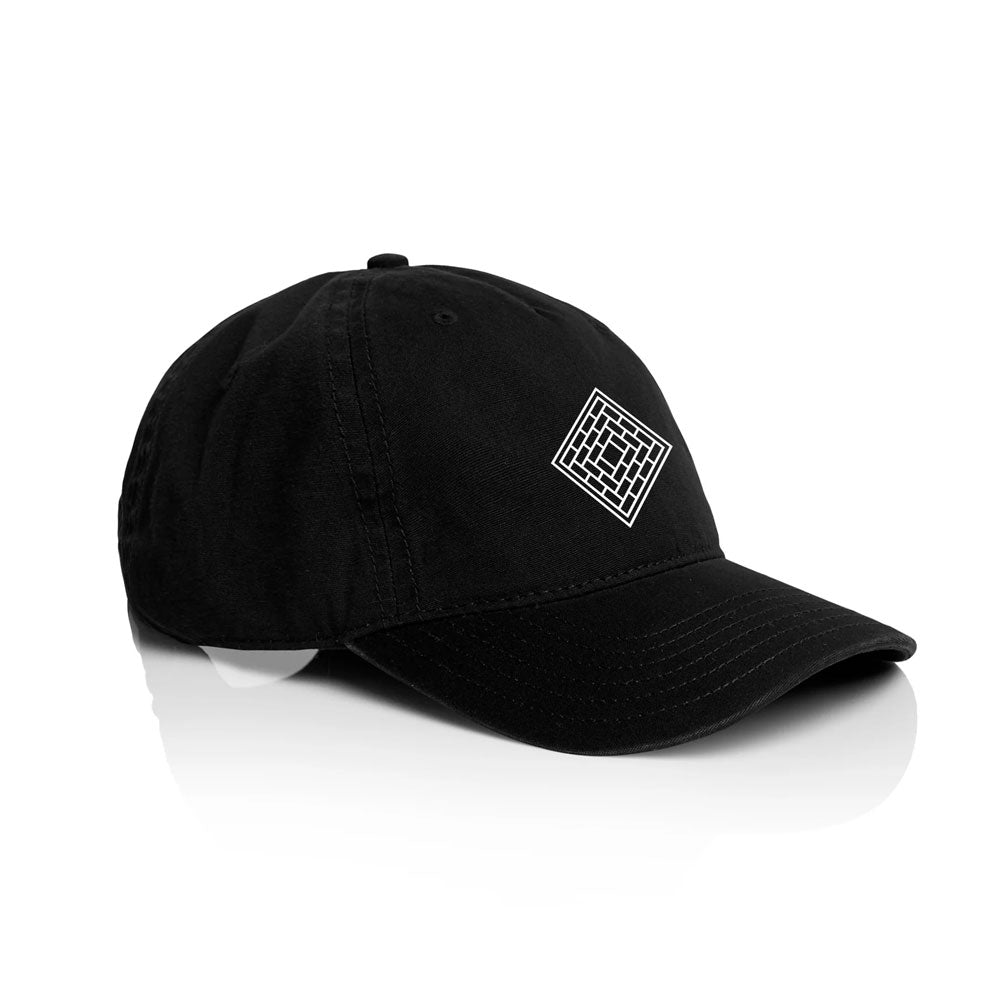 National 'Logo' 5 Panel Cap (Black)