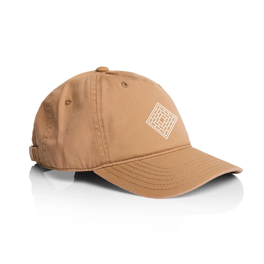 National 'Logo' 5 Panel Cap (Mushroom)