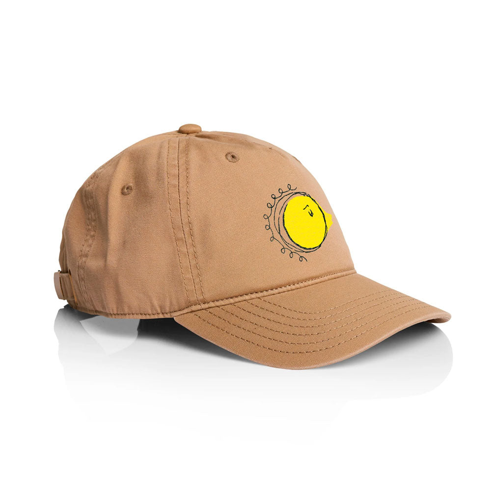 National 'Midday' 5 Panel Cap (Sand)