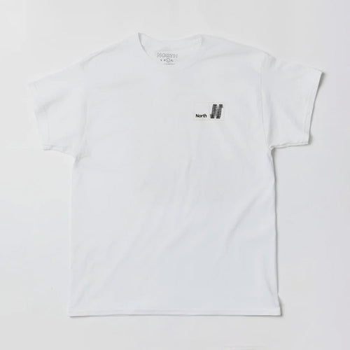 North 'N Logo' T-Shirt (White / Black / Yellow)