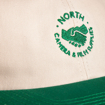 North 'Supplies Logo' 6 Panel Cap (Cream / Green)