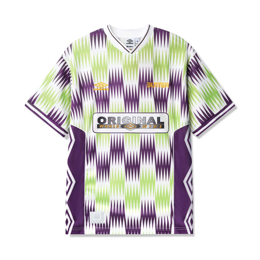 Butter Goods X Umbro 'Optical' Jersey (Grape / Volt)