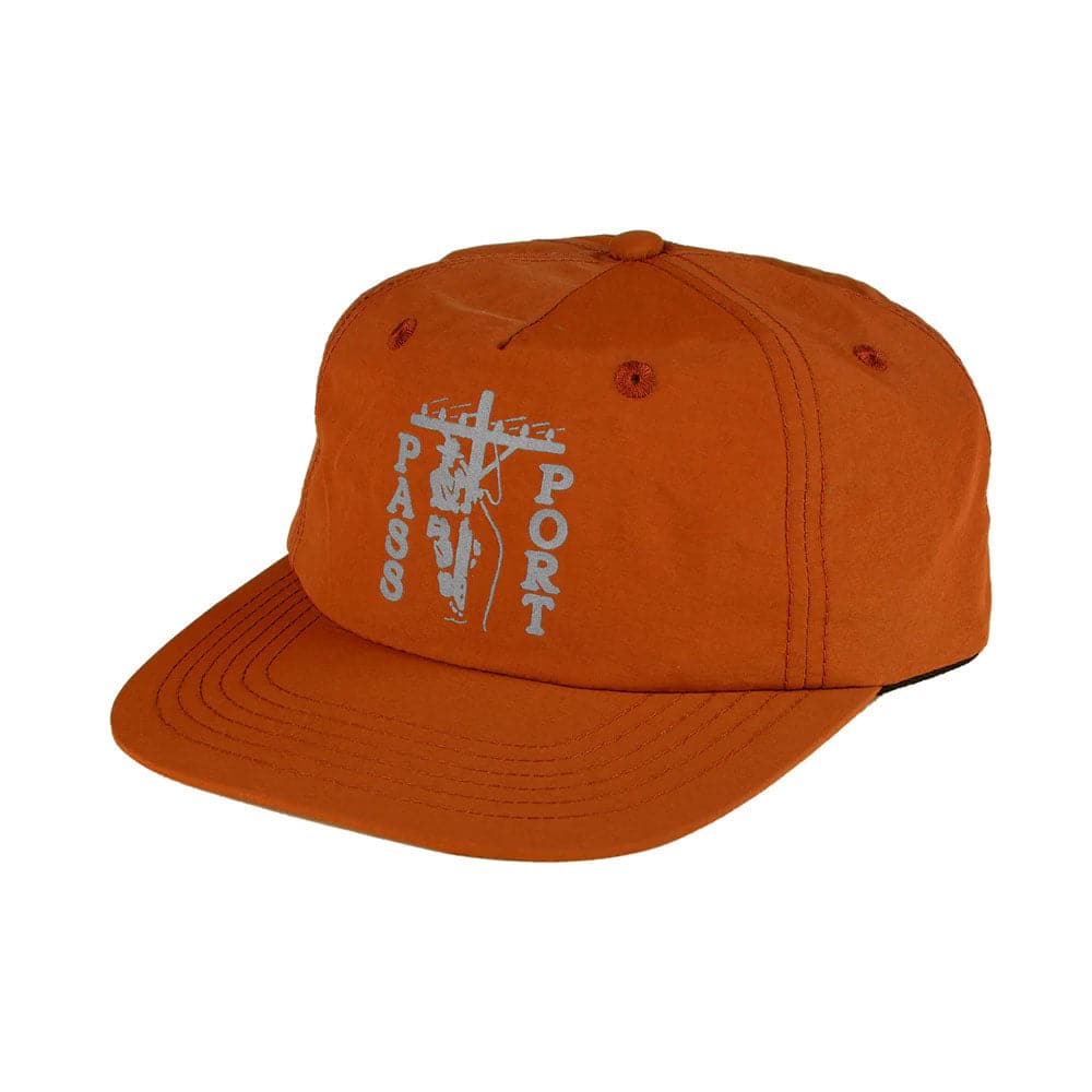 PassPort Line Worx RPET Workers Strapback Cap Safety Orange