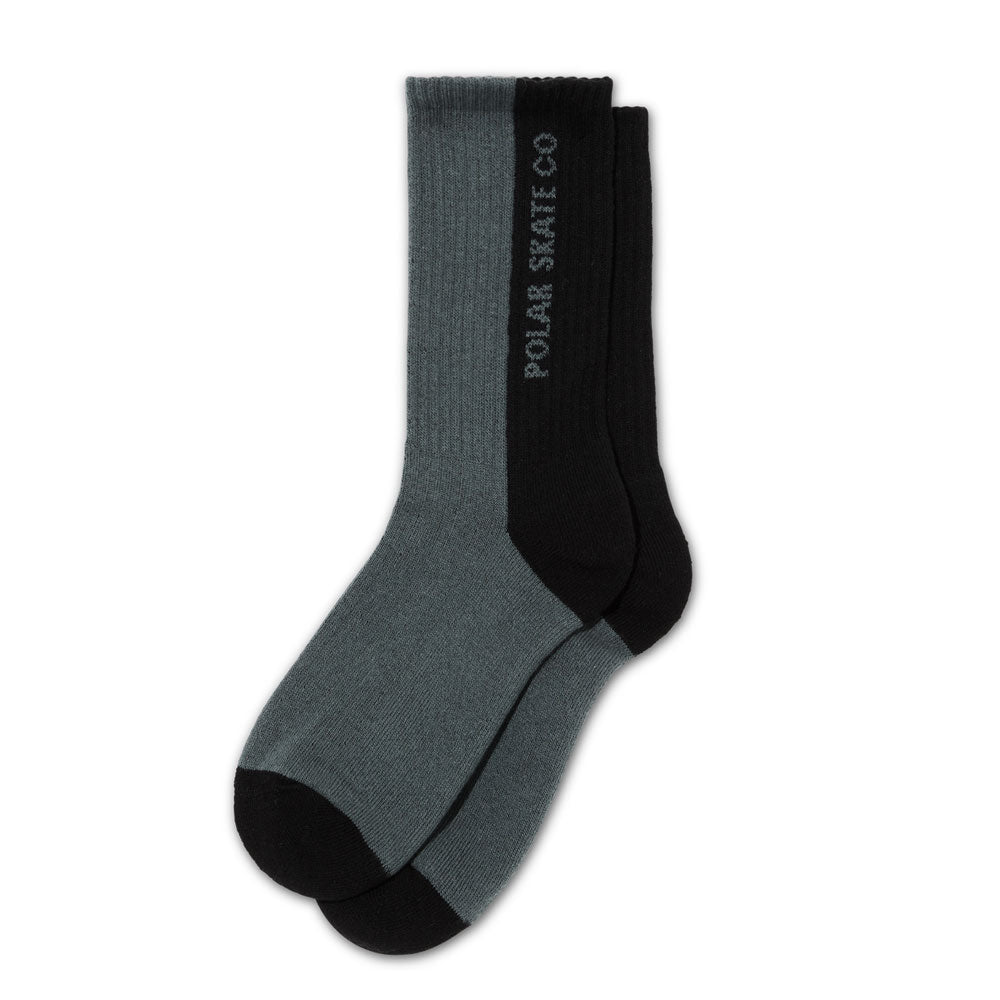 Polar '50/50' Rib Socks (Black)