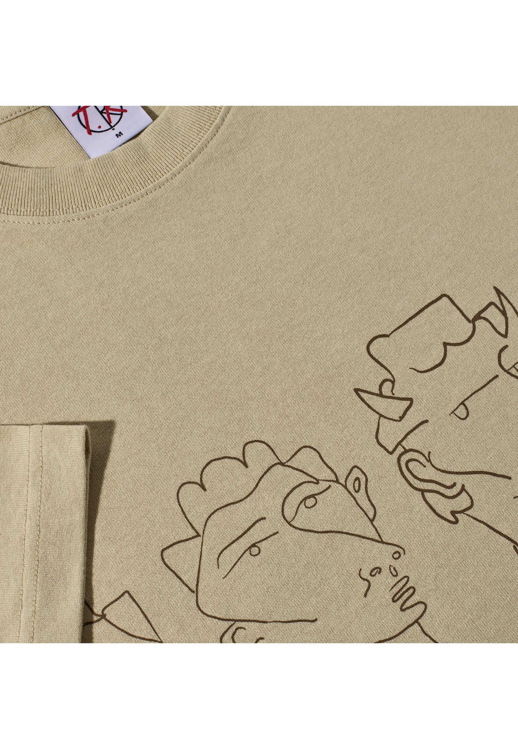 Polar '8 Heads' T-Shirt (Sand / Brown)