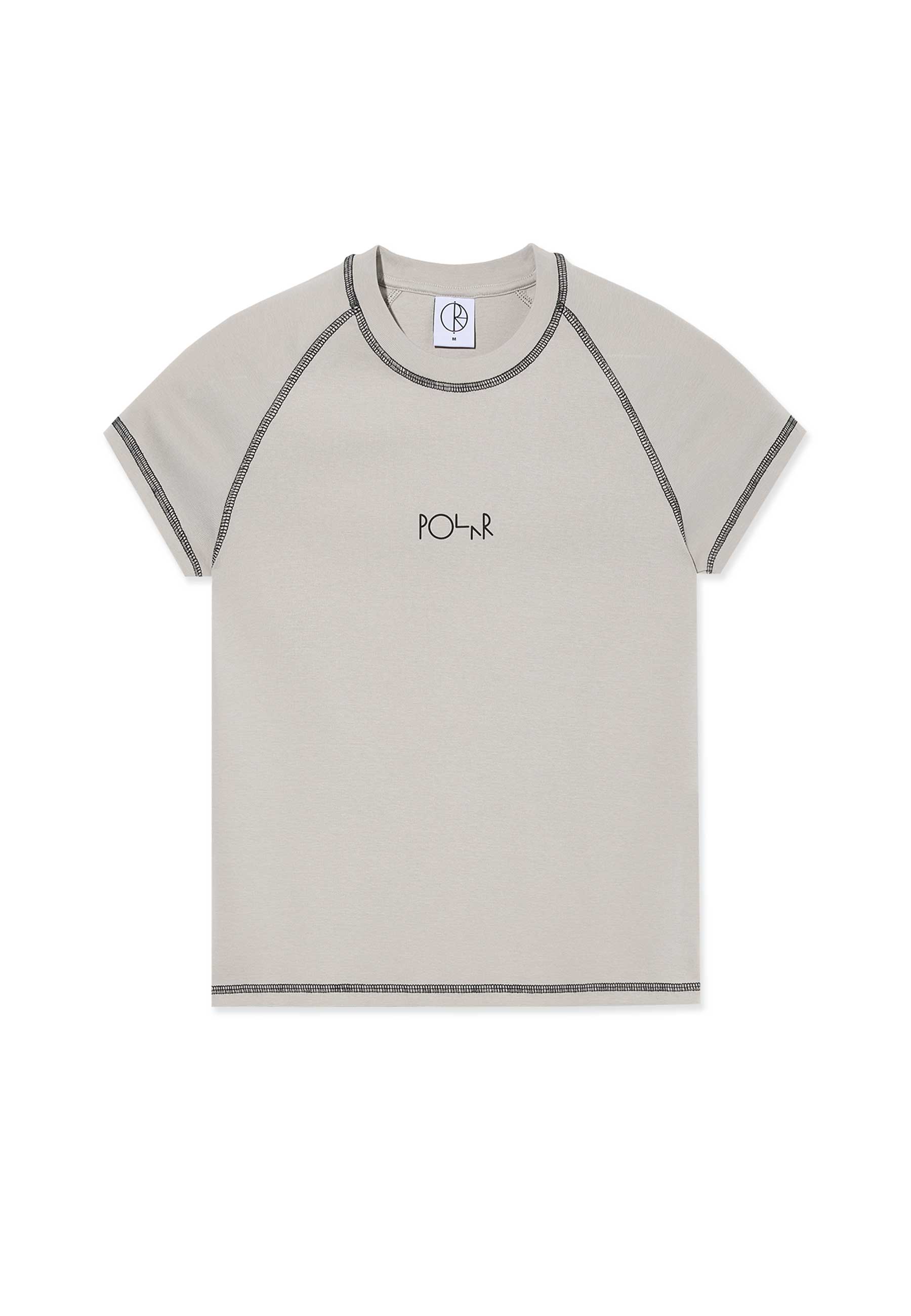 Polar 'Script Logo' Baby T-Shirt (Grey / Black)