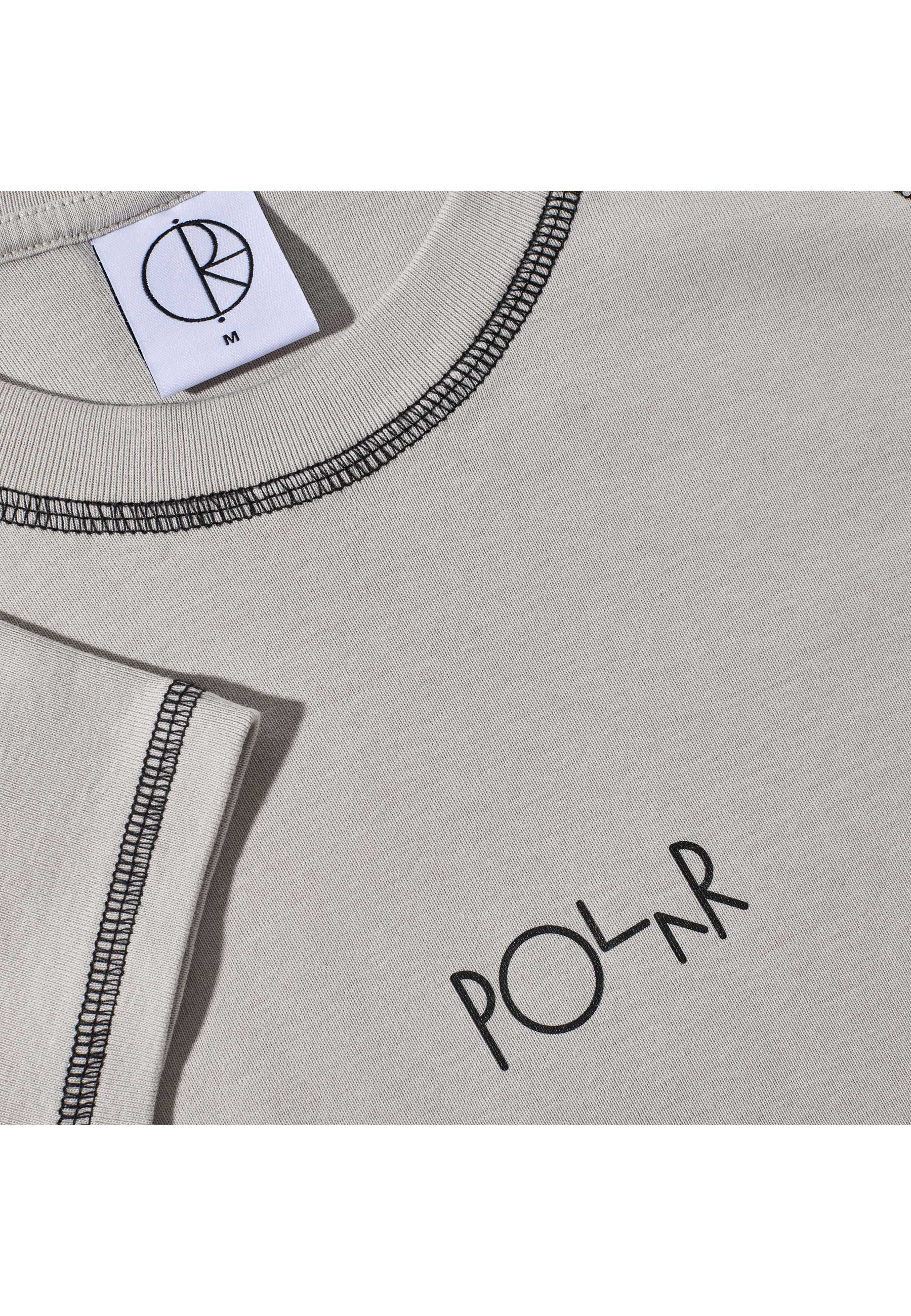 Polar 'Script Logo' Baby T-Shirt (Grey / Black)
