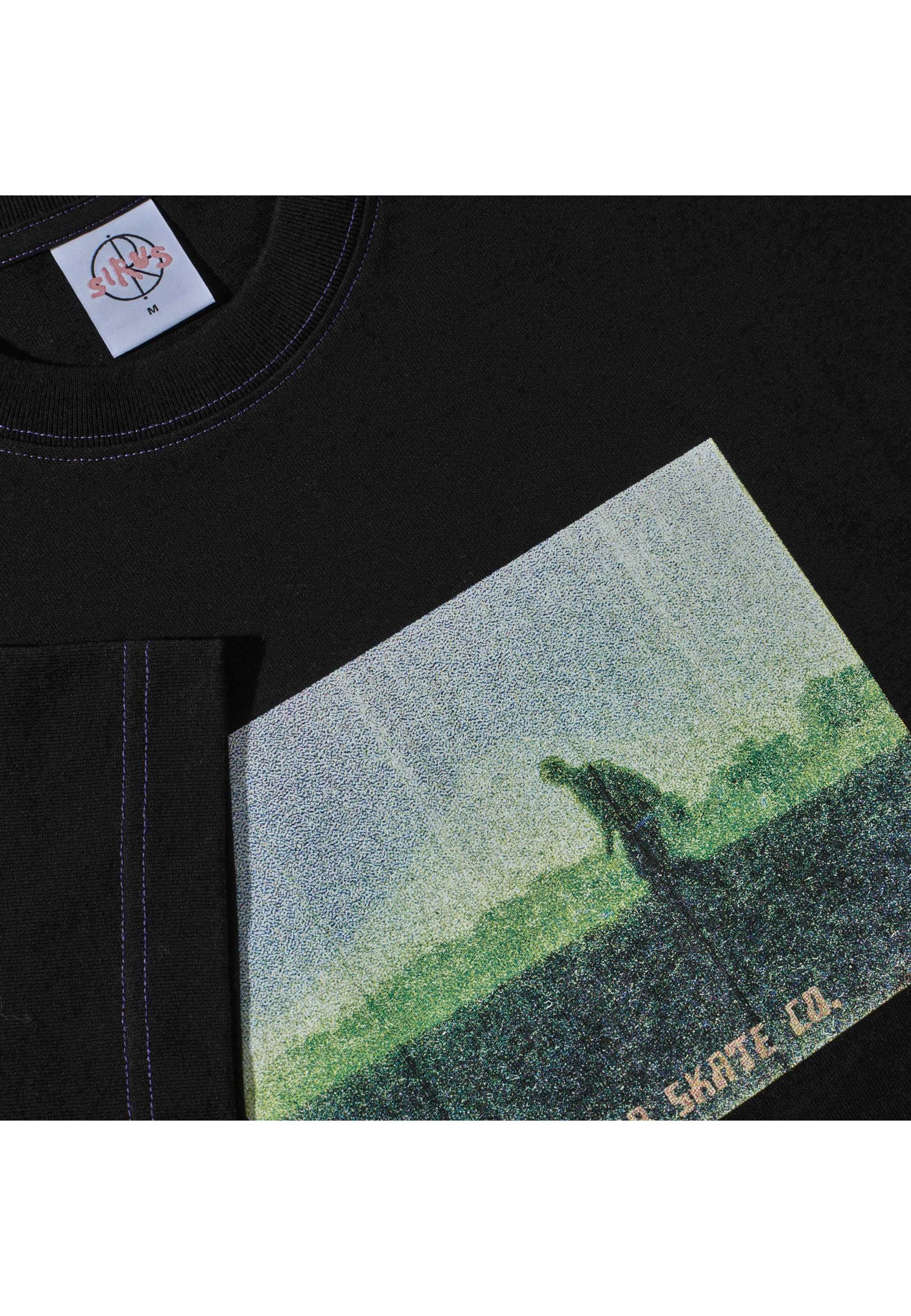 Polar 'Beach Walk' T-Shirt (Black / Purple)