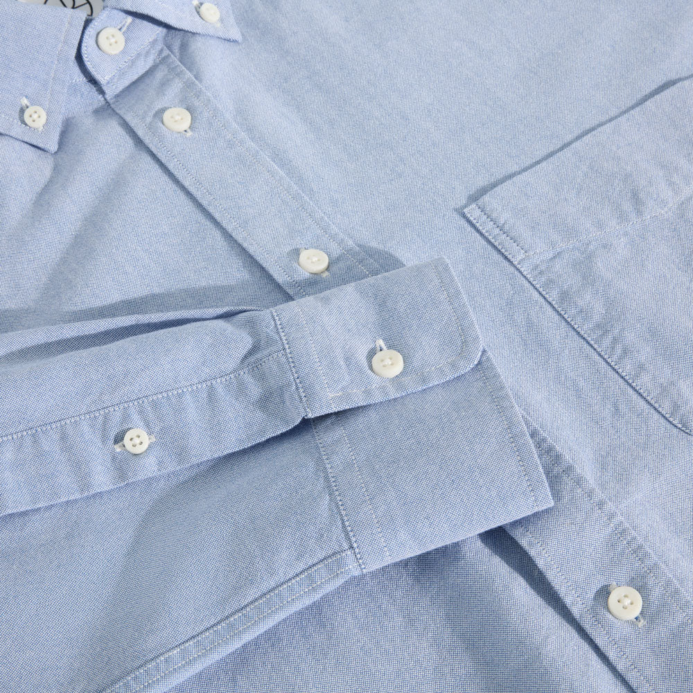 Polar 'Benjamin' Long Sleeve Shirt (Marine Blue)