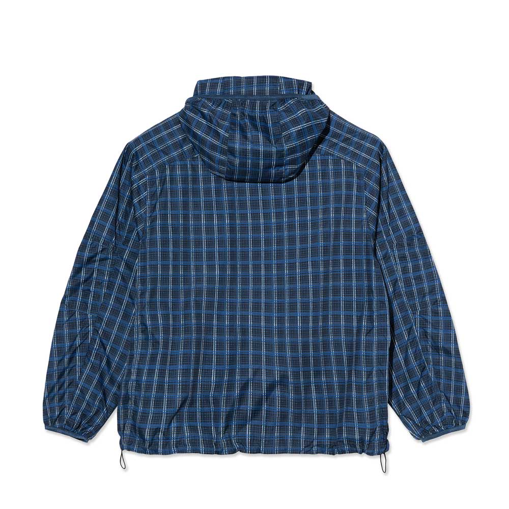 Polar 'Chase' Light Shell Jacket (Blue Check) | Cardiff Skateboard