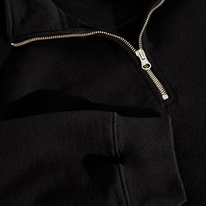 Polar 'Frankie' Half Zip Crew (Black)