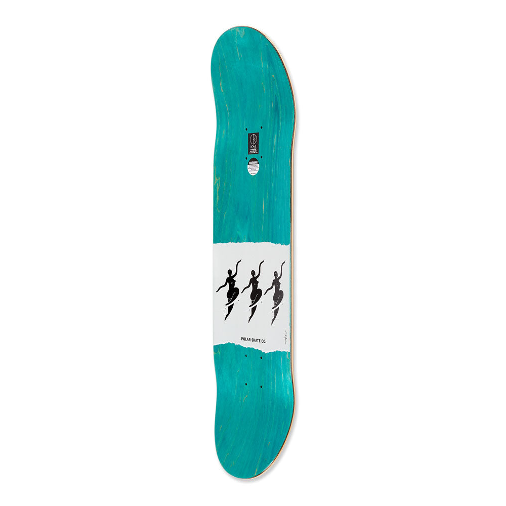 Polar 'No Complies' 8.5" Deck (White)