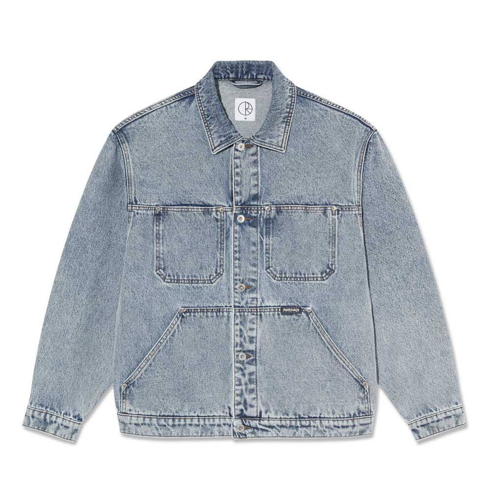 Polar 'Patrik' Denim Jacket (Heavy Washed Blue)