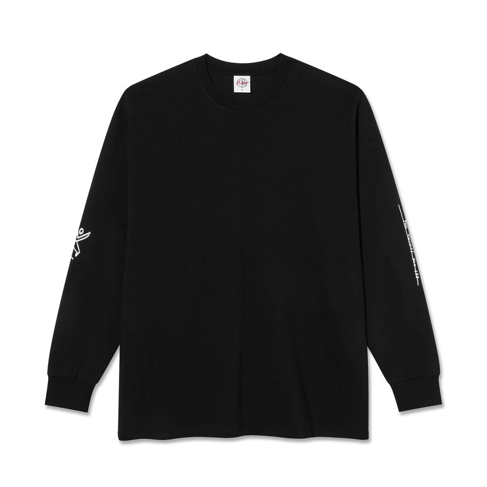 Polar 'Sad At Times' Long Sleeve T-Shirt (Black)