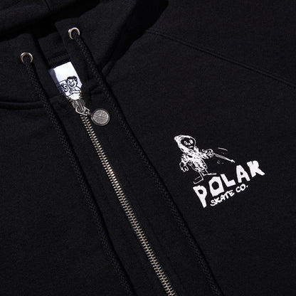 Polar 'Reaper' Default Zip Hood (Black)