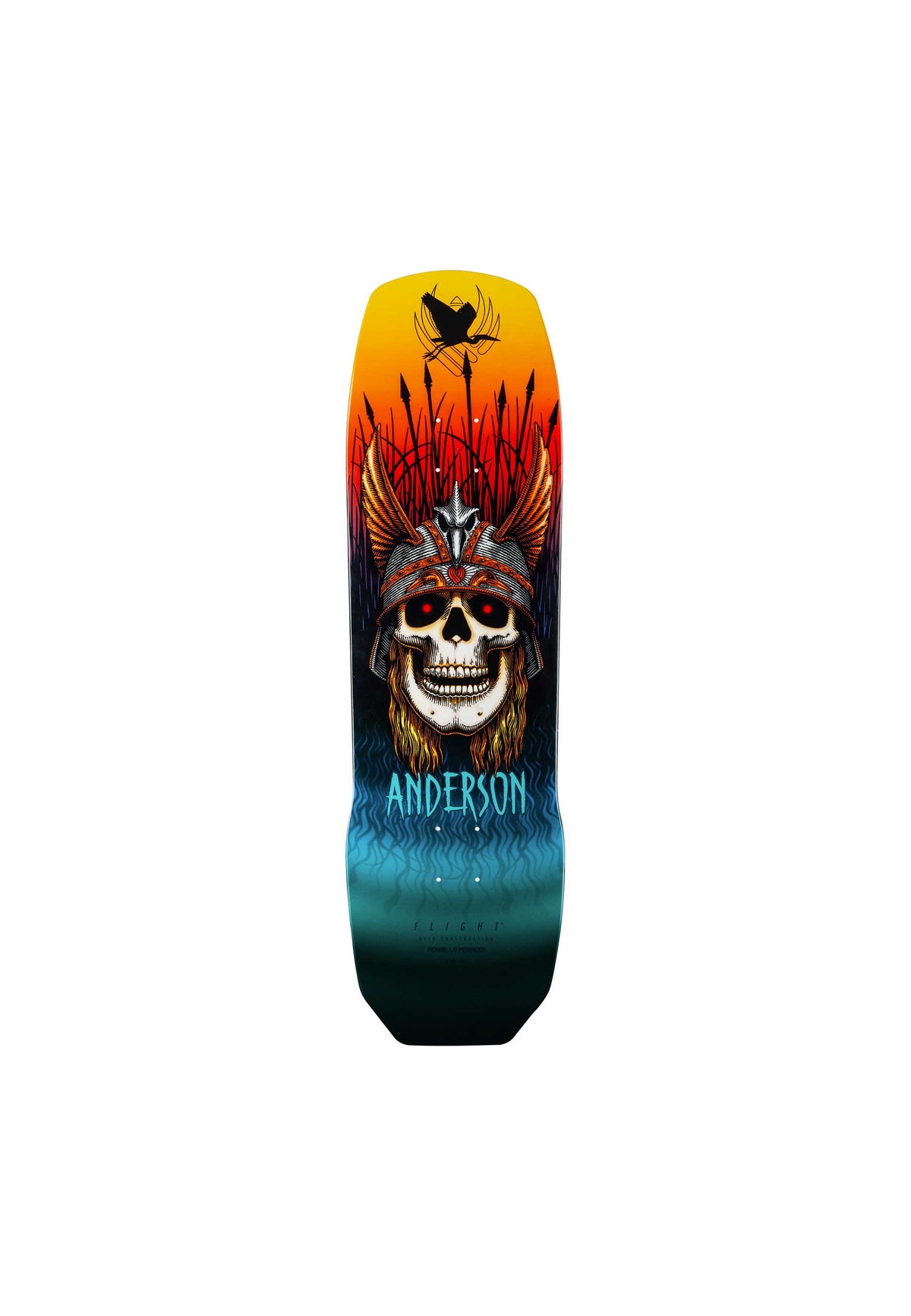 Powell Peralta 'Andy Anderson Heron Skull' 8.45" Flight Deck