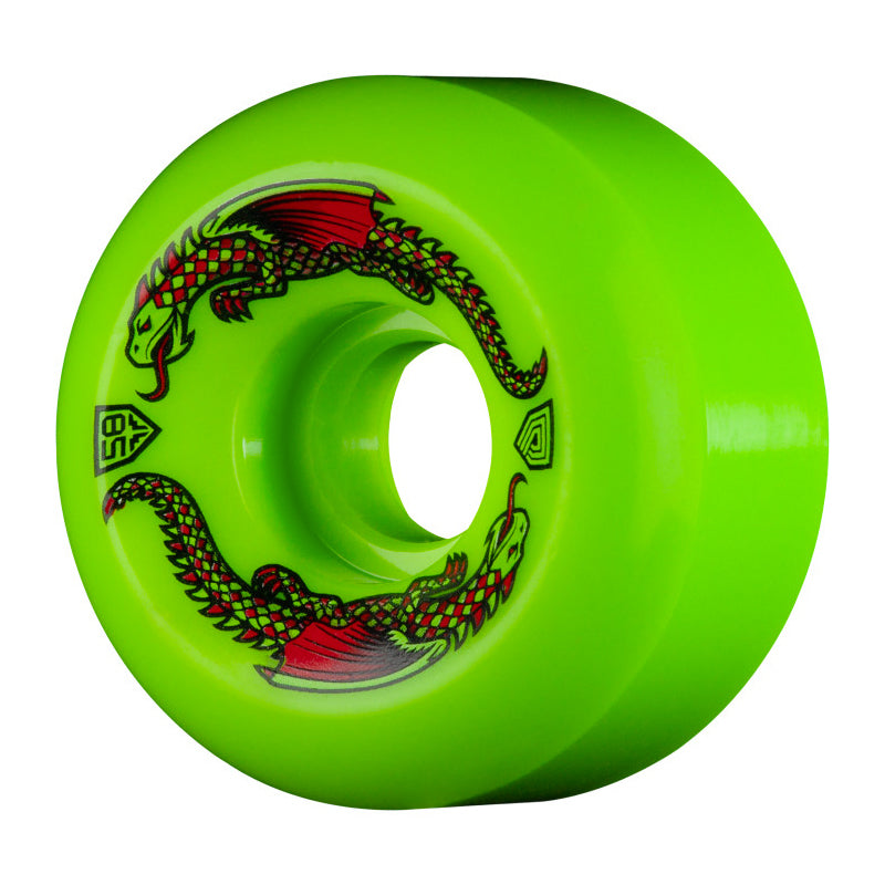Powell Peralta 'Dragon Formula' 58mm x 33mm 93a Wheels (Green)