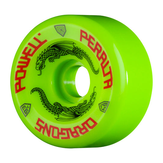Powell Peralta 'Dragon Formula' 64mm x 36mm 93a Wheels (Green)
