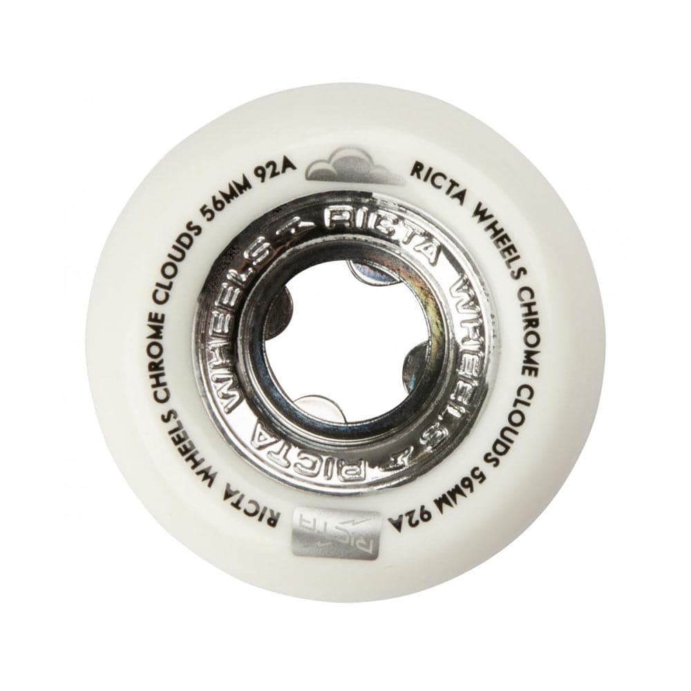 Ricta 'Chrome Clouds Black' 56mm 92a Wheels (White)
