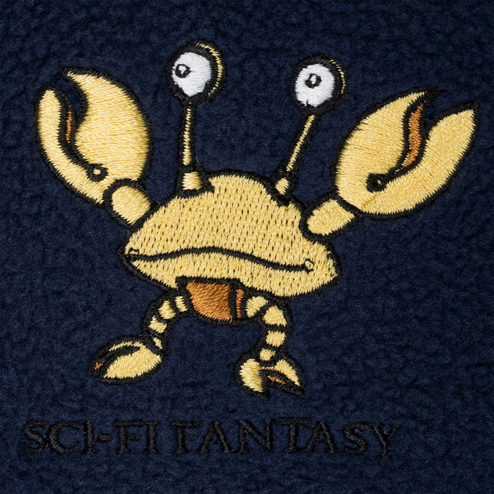 Sci-Fi Fantasy 'Crab' 1/4 Zip Crew (Black)