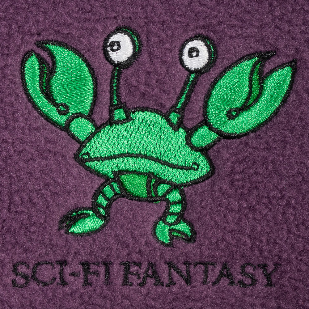 Sci-Fi Fantasy 'Crab' 1/4 Zip Crew (Olive)