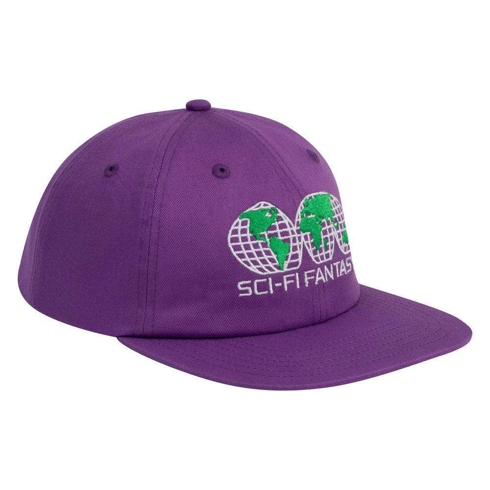 Sci-Fi Fantasy 'Global' 6 Panel Cap (Purple)