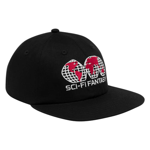 Sci-Fi Fantasy 'Global' 6 Panel Cap (Black)