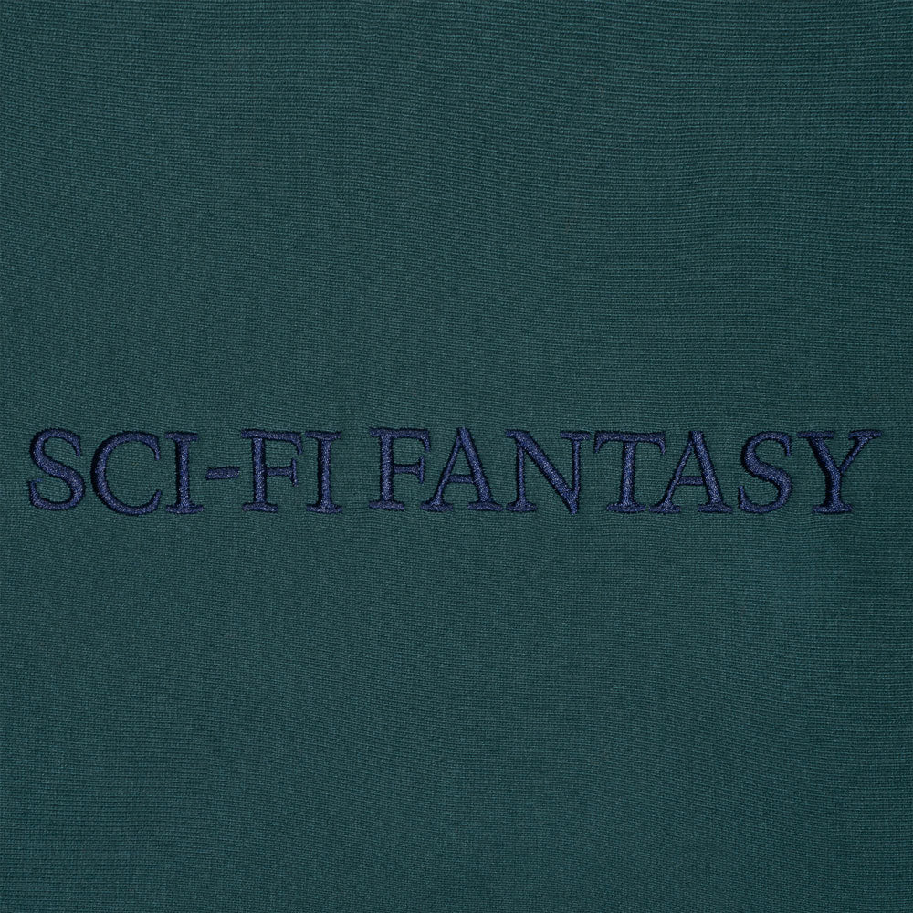 Sci-Fi Fantasy 'Logo' Hood (Dark Moss)