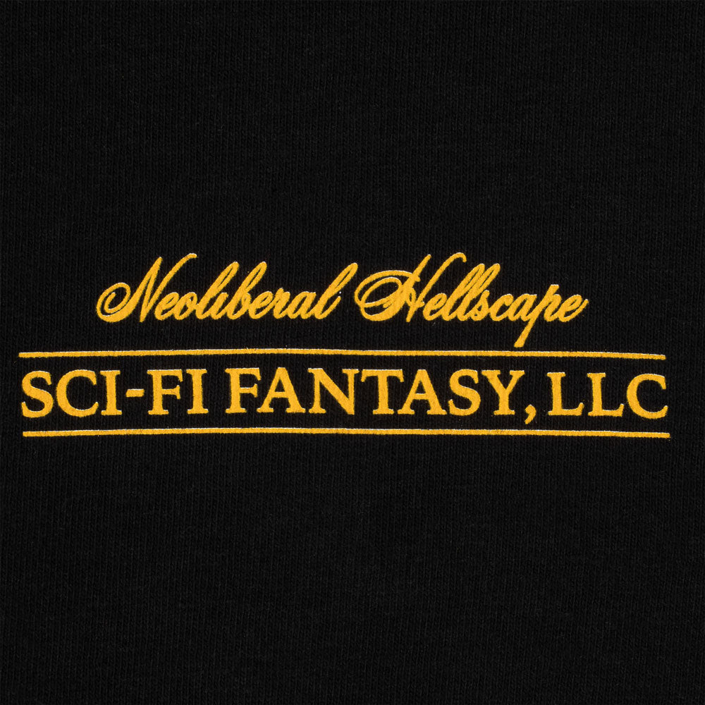 Sci-Fi Fantasy 'Neoliberal' T-Shirt (Black)