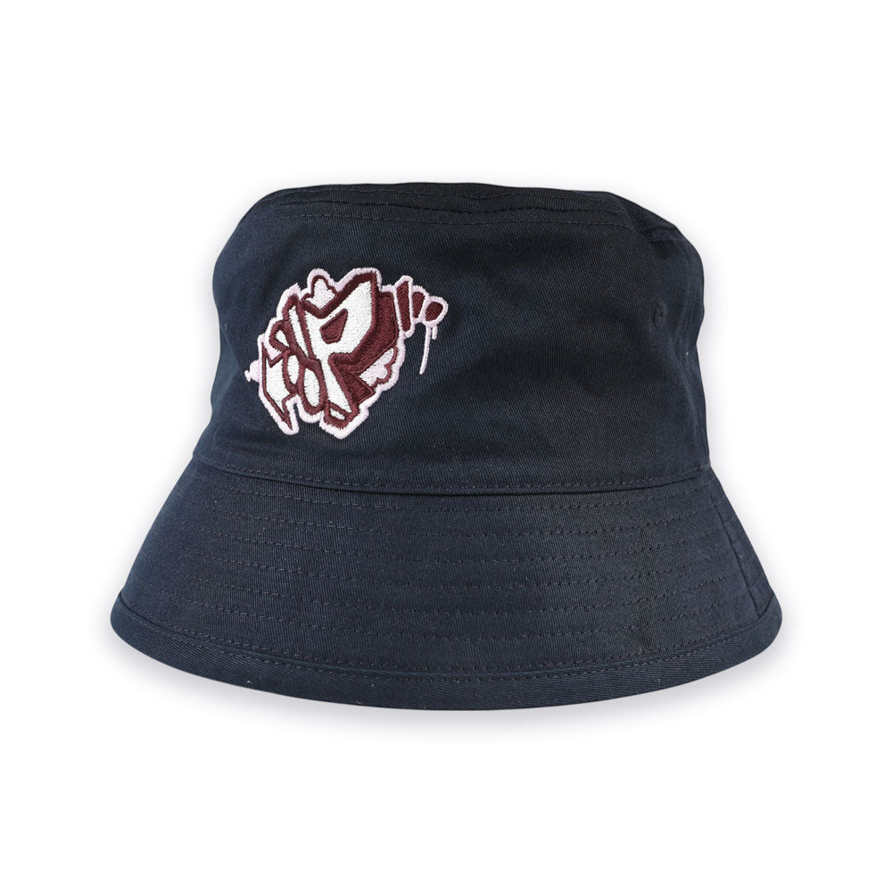 Sensory Perception 'P' Bucket Hat (Navy)