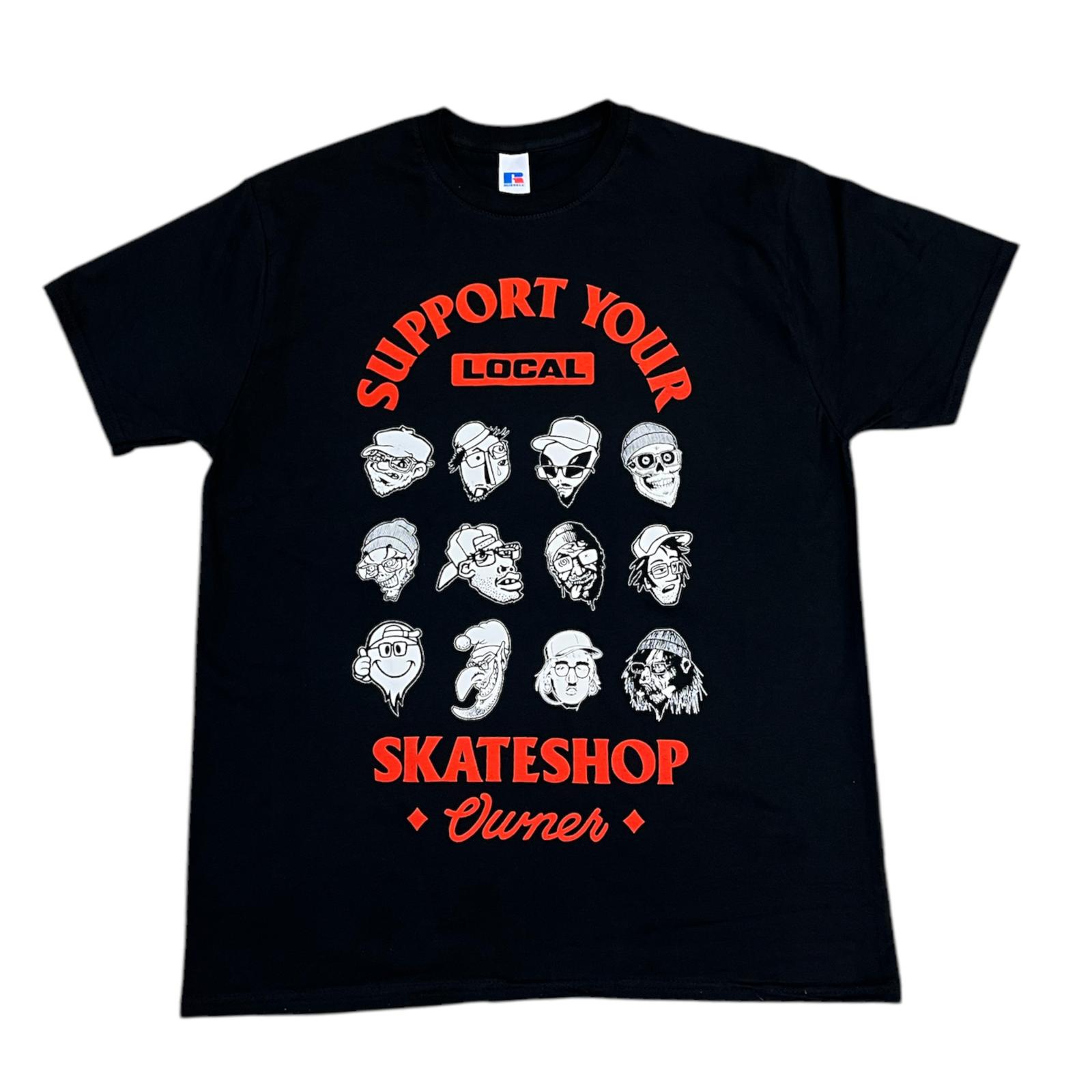Skate Shop Day 'Support' T-Shirt (Black)