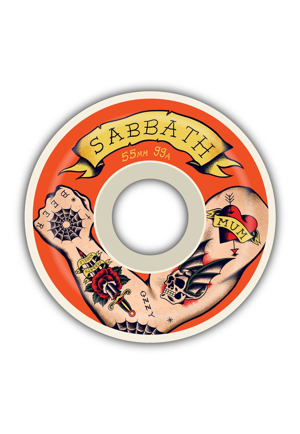 Sabbath 'Geeza' Conical 55mm 99A Wheels