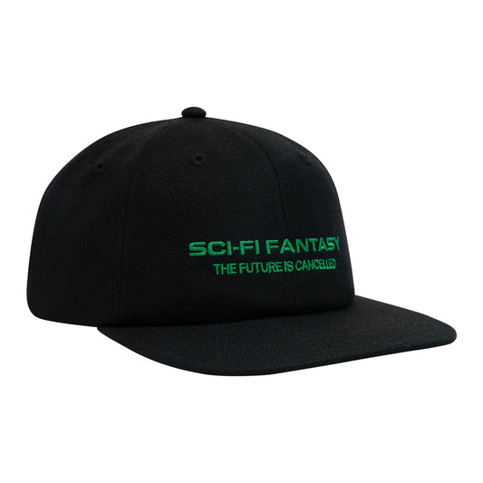 Sci-Fi Fantasy 'Future Is Cancelled' 6 Panel Cap (Black)