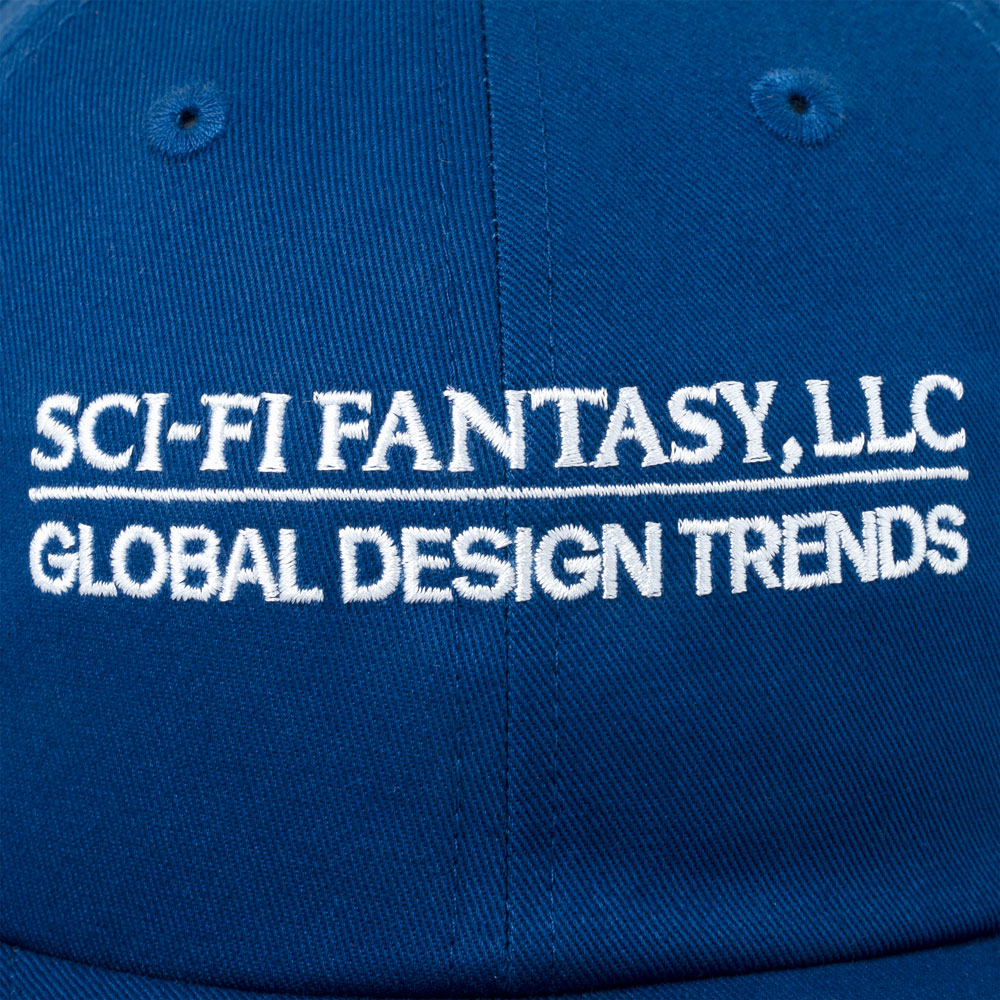 Sci-Fi Fantasy 'Global Design Trends' 6 Panel Cap (Navy)
