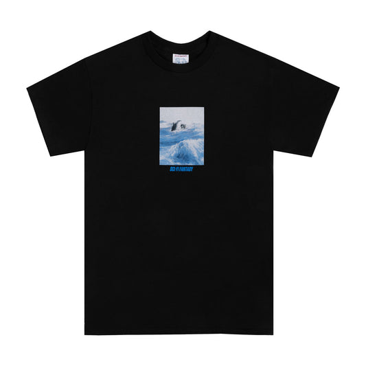 Sci-Fi Fantasy 'Killer Whale' T-Shirt (Black)