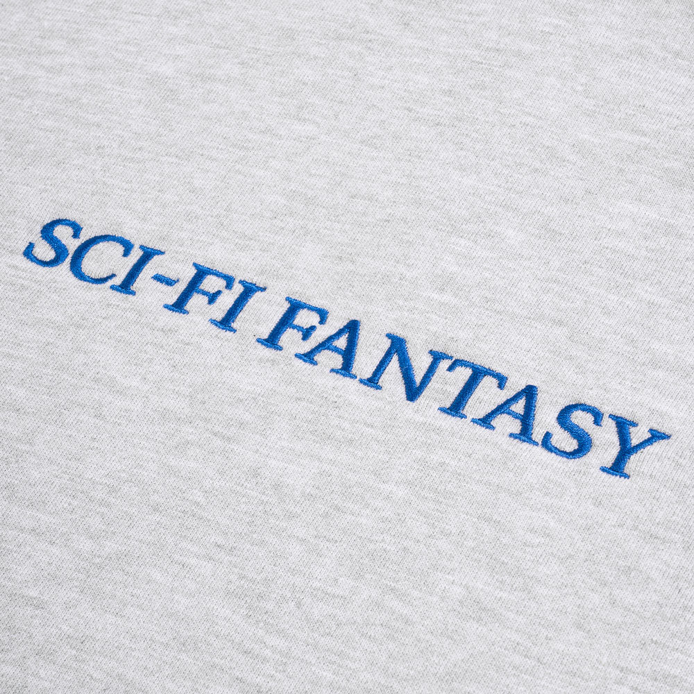 Sci-Fi Fantasy 'Logo' Hood (Heather Grey)